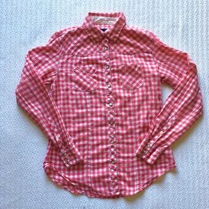 Women’s GAP Plaid Button Down Shirt
